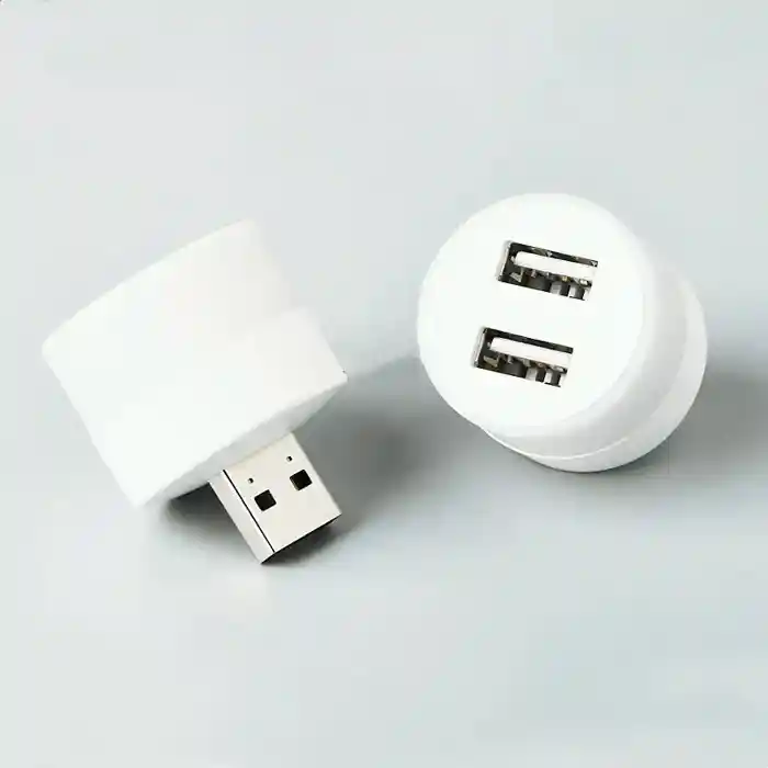 USB plug computer lamp usb mobile power charging small book led lamps eye protection reading light small round night light